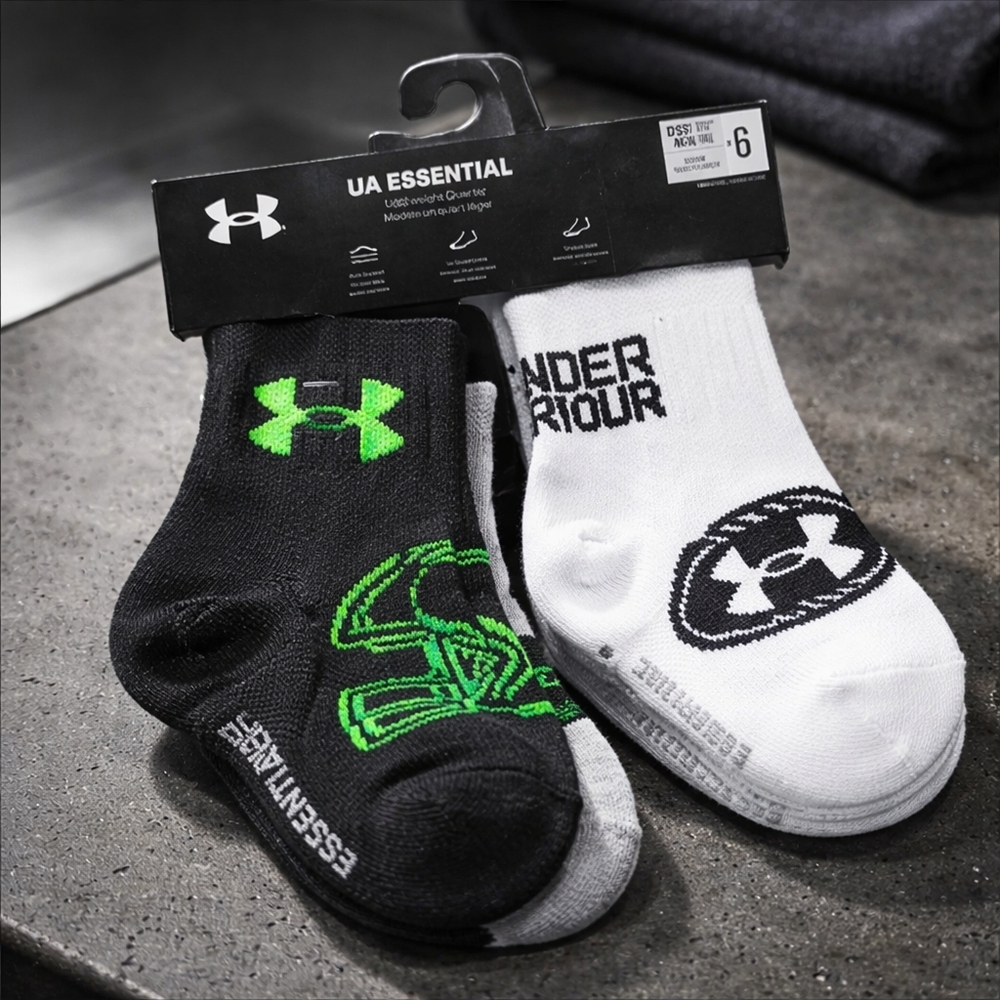 Nwt Under Armour Socks 6pk 12-24m New Boys
